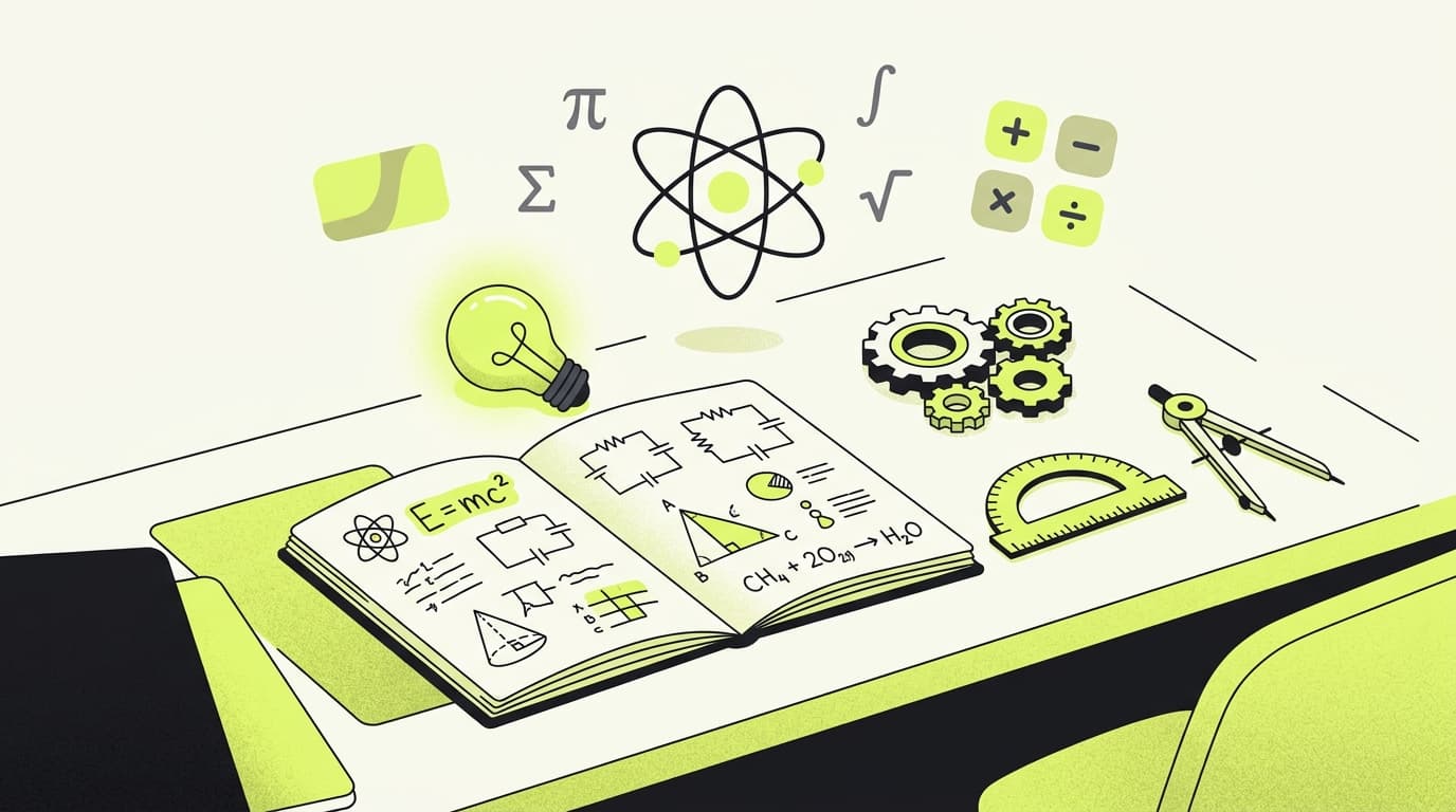 JEE physics, chemistry, and mathematics chapter study planner illustration